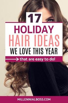 Get into the holiday spirit with these 25+ vibrant Christmas hair color ideas. Transform your look for the festive season. #christmashairstyles #holidayhair #festivehair #christmashair #holidayhairstyles #partyhair #winterhair #christmasparty #hairstyleinspo #hairtutorials #holidaylooks #christmasbeauty #festivebeauty #hairgoals #christmasglam #holidayvibes #winterhairstyles #christmasinspo #hairideas Hair Styles For A Party Ideas, Cute Updos For Long Hair Easy, Hair Styles For Cocktail Party Night, Long Hair Holiday Hairstyles, Holiday Long Hairstyles, Holiday Up Dos Hairstyles, Christmas Picture Hair Ideas, Holiday Hair Updos Simple