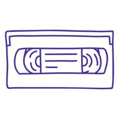 Blue Vhs tape stroke PNG Design How To Draw Cassette Tapes, Vhs Tape Tattoo, Ent Tattoo, Vhs Tapes Drawing, Cassette Tape Doodle, Cassette Tape Illustration, Karma Tattoo, Design Tape