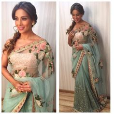 Indian-Party-Wear-Sari-Sky-Blue-Saree-Bollywood-Bridal-Wedding-Pakistani-Saree Saree Farewell, Sabyasachi Sarees, Latest Saree, Sari Dress, Desi Clothes, Indian Woman, Ghagra Choli, Madhuri Dixit, Indian Couture