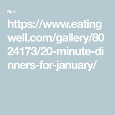 the text reads,'if it is not for january / wwwwwwe eating well com / gallery / 80