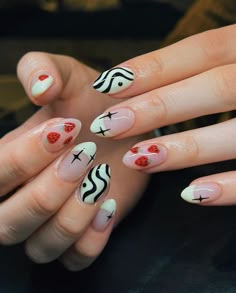 Funky Gel Nails, College Nails, Master Esthetician, Cute Simple Nails, Short Acrylic, Short Acrylic Nails Designs, Manicure Y Pedicure, Fire Nails