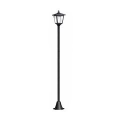 a black lamp post on a white background