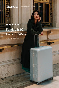 Luggage backed by 50,000+ 5-star reviews. Discover your perfect travel companion at monos.com Quite Luxury Fashion, Best Luggage For Travel, Monos Luggage, 2023 Ads, Curated Wardrobe, Email Layout, Travel Photoshoot, Best Suitcases, Email Ideas