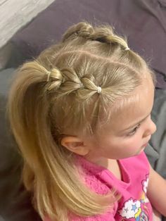 Toddler Fairy Hairstyles, 5 Year Hairstyles, Cute Hairstyles For Lil Kids, First Day Of School Hair Kindergarten, Hair Styles Toddler Girl Easy, Fine Hair Toddler Hairstyles, Simple Toddler Girl Hairstyles, Princess Hair Styles For Kids, Toddler Soccer Hairstyles