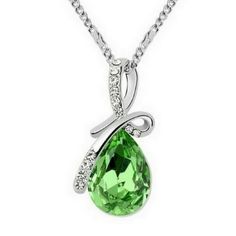 Angel Tears Green Gem Necklace Green Gem Necklace, Angel Tears, Necklaces Green, Fantasy Pendant, Dr Wardrobe, Green Gem, Gem Jewelry, Nice Jewelry, Gem Earrings