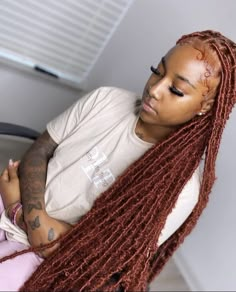 Soft Locs, Big Box Braids Hairstyles, Ginger Hair Color, African Hair Braiding Styles