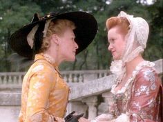 Marquise de Merteuil and Madame de Volanges 1980s Films, Film Fashion, Fashion Make Up, Colorful Decor, Set Design, Fashion Makeup, About Fashion, I Saw