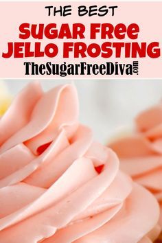 the best sugar free jello frosting recipe for desserts and cupcakes