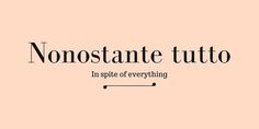 a pink background with the words noosantee tutto in black and white