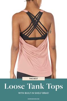 Retooling your fitness wardrobe by finding the perfect yoga top with built in bra can be a great way to look great, save money by finding more versatile pieces, and crush any at-home workout that comes your way!  #Yoga #Yogatops  Yoga tops, Yoga tops for women, workout tank tops with built in bra, yoga tank top with built in bra, yoga top with built in bra, yoga top with bult in shelf bra, workout tops with built in bra, best yoga tank tops, best loose tank tops with built in bras Workouts Clothes, Yoga Ashtanga, Fitness Tank Top, Estilo Fitness, Yoga Iyengar, Yoga Journal, Sport Top