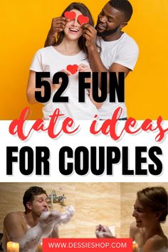 52 best date ideas for couples, featuring creative and romantic ideas to reconnect and strengthen relationships. Unique Date Ideas