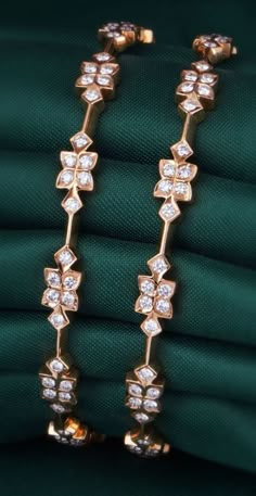 Gold Bangle Designs, Diamonds Bangles, Punjabi Jewellery, Cute White Puppies, Simple Necklace Designs, Diamond Earrings Online, Aniversary Gifts, Diamond Chains