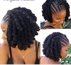 Dreads Bob Style, Tension Free Loc Styles, Lox Styles For Women Long, Cork Screw Hairstyles, Bob With Locs, Vacation Loc Styles, Pipe Cleaner Loc Styles, Loc Knots Styles, Loc Curls Styles