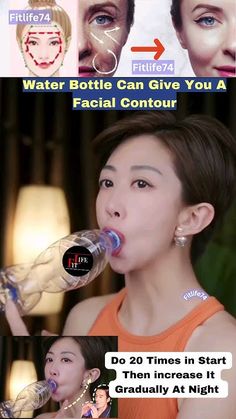 Chin Lift, Face Massage Anti Aging, Face Massage Techniques, Facial Routine Skincare, Tighten Facial Skin, Muscles Of The Face, Body Massage Techniques, Facial Massage Routine, Face Tightening