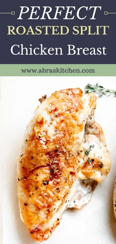 juicy keto roasted split chicken breast recipe