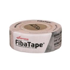 a roll of white tape with the words fibatape on it's side