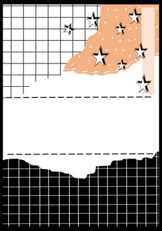 a graph with stars on it and a line going through the top right corner to the bottom left