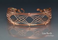 Criss Cross Woven Bracelet Tutorial - Etsy UK Types Of Bracelets, Wire Wrap Jewelry Designs, Wire Jewelry Making, Wire Jewelry Tutorial, Wire Wrapped Bracelet