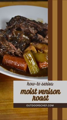 how to keep venison roast moist Brine For Venison Roast, Best Venison Roast Crockpot, How To Cook A Venison Roast, Venison Round Roast Recipes, Venison Sirloin Tip Roast, Venison Top Round Recipes, Venison Sirloin Recipes, Venison Roast Recipes Oven, Venison Rump Roast Recipes