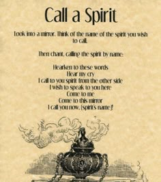 #calling #spirits #witch #magic #spellwork #celtic #pagan #wiccan Summoning Spells, Witchcraft Spells For Beginners, Charmed Book Of Shadows, Spells For Beginners, Witchcraft Books, Wiccan Magic, Witch Spirituality, Magick Spells