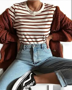 Sandal Tali, Fall Fashion Coats, Cooler Style, Rock Outfit, Cute Winter Outfits, Cute Fall Outfits, Mode Inspo, Mode Vintage, Mode Inspiration