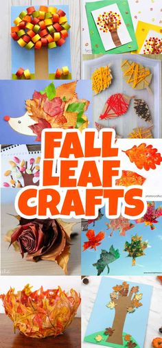 fall leaf crafts for kids to make