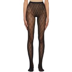 gucci tights - Google Search Gucci Tights, Net Stockings, Style Rut, Lace Leggings, Gucci Outfits, Logo Knit, Gucci Monogram, Letter G, Textiles Fashion