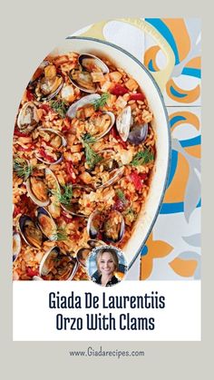 Giada De Laurentiis Orzo With Clams