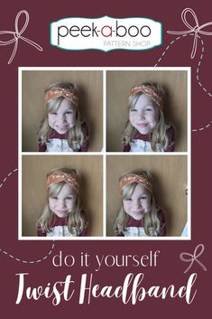 DIY Twist Headband | How to Make a Twist Headband Make A Headband, Spring Sewing, Fleece Headbands, Scrap Busters, How To Make Headbands, Make Your Own Clothes, Operation Christmas Child