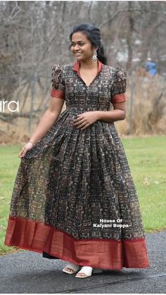 New Model Dresses For Women, Silk Designer Dresses, Frocks Models, Dress From Saree, Long Frocks Indian Designer Dresses, Long Frock Models, Long Frocks For Women, Long Skirt Top Designs