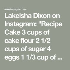 Lakeisha Dixon on Instagram: "Recipe 
Cake 
3 cups of cake flour
2 1/2 cups of sugar
4 eggs
1 1/3 cup of whole buttermilk
2 teaspoons of vanilla extract 
1 teaspoon of butter extract 
2 teaspoons of Baking Powder
1/2 teaspoon of Salt
2 sticks of salted butter
1/2 cup of oil

Blend butter, oil, and sugar for 5 minutes, then add 1 large egg are a time and blend until egg yolk disappears, add extracts. Shift flour, salt, and baking powder together and alternate dry with buttermilk. Divine in 2 8in round baking pans. Bake for 30 to 40 minutes be sure to not over bake. Bake on 325٪
Google Chocolate Fudge Frosting or Chocolate Cream Cheese Frosting

Two Layer yellow cake with Chocolate Frosting! Your girl was craving one.

I do not specialize in 2 layer cakes... THIS WILL NOT BE ON THE MENU! LOL