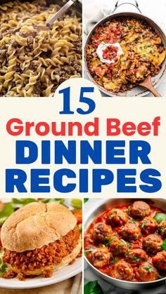 the top 15 ground beef dinner recipes