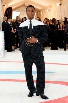 Met Gala 2023 Red Carpet Fashion: See Every Celebrity Outfit, Look and Dress | Vogue Mode Queer, Met Gala Outfits, High Fashion Men, Gala Outfit, Met Gala Red Carpet, A$ap Rocky, Red Carpet Outfits, Carla Bruni, Vogue Dress