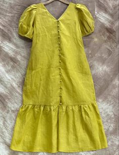 Solid Colour Dress, Cotton Short Dresses, Stylish Kurtis Design, Latest Fashion Trends For Women, Girls Dresses Sewing