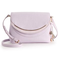 Carry Your Essentials In Style With This Lc Lauren Conrad Blair Crossbody Bag! Product Features: Removable Floral Tassel Product Details: Adjustable Crossbody Strap Length: 21.5" To 24" Exterior: 1 Slip Pocket Magnetic Snap Closure Interior: Center Divider, 1 Slip Pocket, 1 Zip Pocket 7'h X 10"W X 3"'D Rose Gold-Tone Hardware Construction & Care: Body: Pu With Polyester Trim Lining: 100% Polyester Wipe Clean Imported ~~~~~~~~~~~~~~~~~~~~~~~~~~~~~~~~~~~~ Color: Lilac Lavender Condition: Nwt ~~~~~ Lauren Conrad Collection, Lilac Lavender, Lc Lauren Conrad, Lauren Conrad, Fashion Handbags, Handbag Accessories, Women's Accessories, Zip Pockets, 3 D