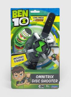 an unonitrixx disc shooter toy in its package