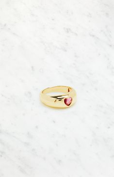 Make a bold statement with LA Hearts' Chunky Stone Ring. Featuring a heart-shaped pink stone set on a sleek gold band, this ring adds a touch of romance and sophistication to any ensemble. Perfect for adding a pop of color and elegance to your look, it's sure to become a standout piece in your jewelry collection.


	Pink heart stone
	Gold band
	Size 6 Heart Stone, Stone Gold, Stone Heart, Pink Stone, Heart Jewelry, Gold Band, Women Accessories Jewelry, Stone Ring, Free Jewelry