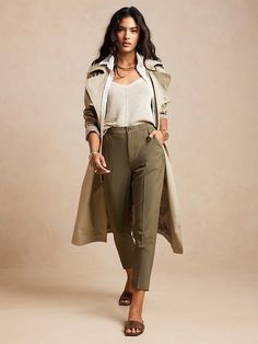 Olive Green Pants, Tapered Trousers, Banana Republic Women, Banana Republic Factory, Banana Republic Pants, Green Pants, Tapered Pants, Black Dress Pants, Stretch Pants