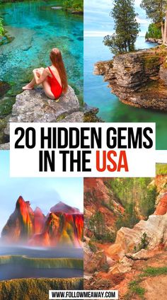 20 Hidden Gems in the USA Hiking Destinations Usa, Most Beautiful Places In The World, Usa Vacation Destinations, Bbc Earth, Hidden Places, Vacation Usa