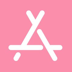 a pink background with the letter x in white on top of an image of two crossed sticks