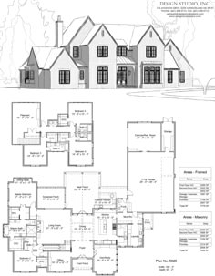 two story house plans with large windows and lots of space for the living room to sit in