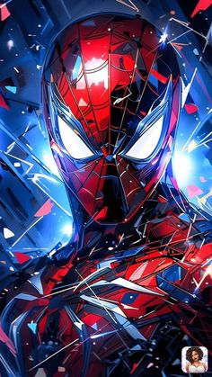 the amazing spider - man is depicted in this wallpaper