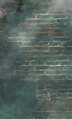 Blue Metallic Brick Wall M9533 – Walls Republic US Brick Mural, Brick Wall Mural, Brick Wall Design, Free Wallpaper Samples, Faux Brick Walls, Distressed Walls, Gold Effect, Wall Murals Painted, Commercial Wallpaper