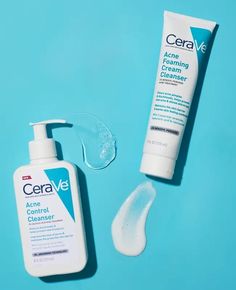 Discover the differences between CeraVe's Acne Control Cleanser and Acne Foaming Cream Cleanser in this comprehensive guide. Cerave Cleanser For Acne, Cerave Acne Control Cleanser, Skin Blackheads, Cerave Cleanser