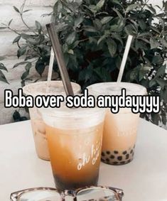 its also not like im not allowed to have soda Boba Aesthetic, I Want Food, Yummy Comfort Food, Sweet Snacks Recipes, M Sorry, Boba Tea, Not Allowed, Food Obsession, Bubble Tea