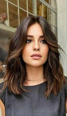 Bob Lung, Long Brown Hair, Medium Length Hair Cuts, Great Hair, Brunette Hair Color