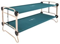 two tiered shelf with wheels on each side for extra storage and space to store items