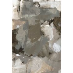 an abstract painting with brown and white colors