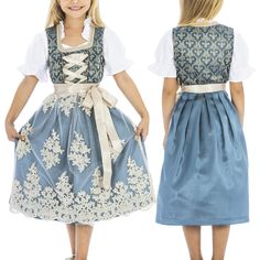 PRICES MAY VARY. 🌼 AUTHENTIC BAVARIAN DESIGN FOR KIDS: Introduce your little one to the joys of Bavarian culture with our traditional German Dirndl dress—designed especially for kids! Inspired in the heart of Germany, this authentic Dirndl promises not just a flood of "aww-s" but an unforgettable experience for your child at Oktoberfest. Just like the adult version, this is a heritage piece, meticulously crafted to be passed down to younger siblings or future generations. 🌼 ALL-IN-ONE & ADJUST German Dirndl Dress, Lederhosen Costume, Dirndl Dresses, German Dress Dirndl, Frozen Jr, Kid Outfit, Baby Costumes Girl, German Outfit, German Girl