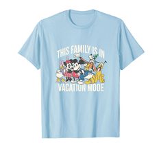 PRICES MAY VARY. Officially Licensed Disney Mickey And Friends Apparel for Women - Men - Boys - Girls - Toddler; Mickey And Friends T-Shirts; Mickey Mouse T-Shirts; Family Event; Family Trip; Family Vacation; Disney+; Disney Plus; Disneyland; Disney World; Friendship; 23DNMC01278A-001 Lightweight, Classic fit, Double-needle sleeve and bottom hem Friend Vacation, Mickey Mouse T Shirt, Friends Tshirt, Family Event, Disney Plus, Vacation Mode, Disney Shirts, Girls Toddler, Family Trip